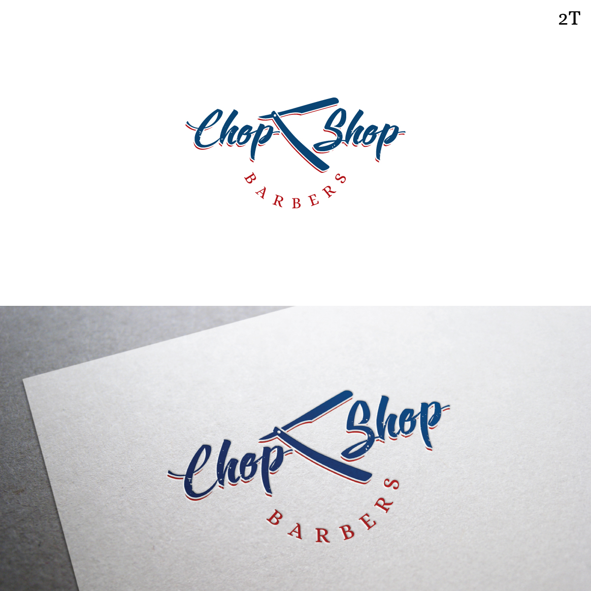 Logo Design by Esolbiz for Chop Shop Barbers | Design: #19752427