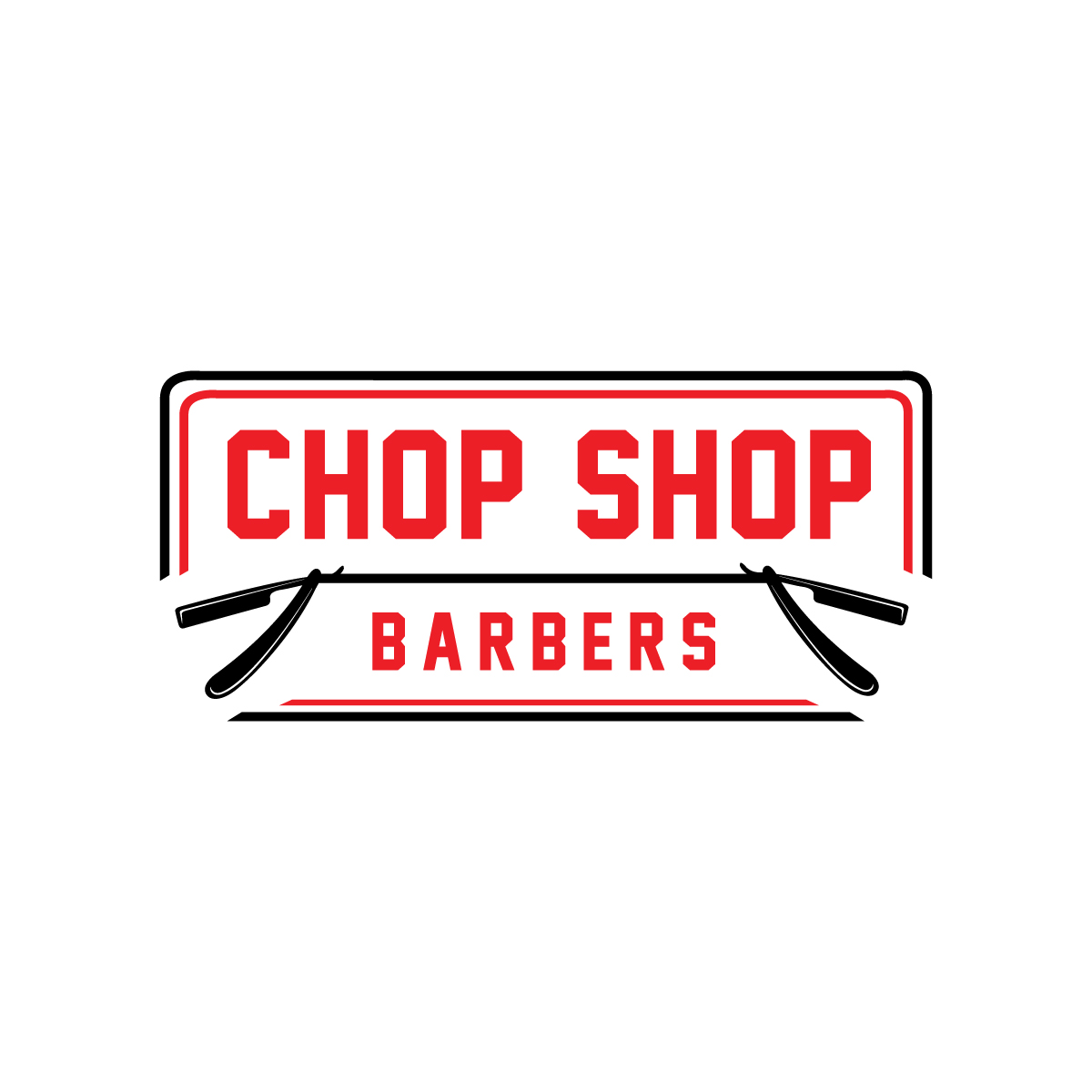 Logo Design by **INCREDIBLEDESIGNERS** for Chop Shop Barbers | Design #19766082