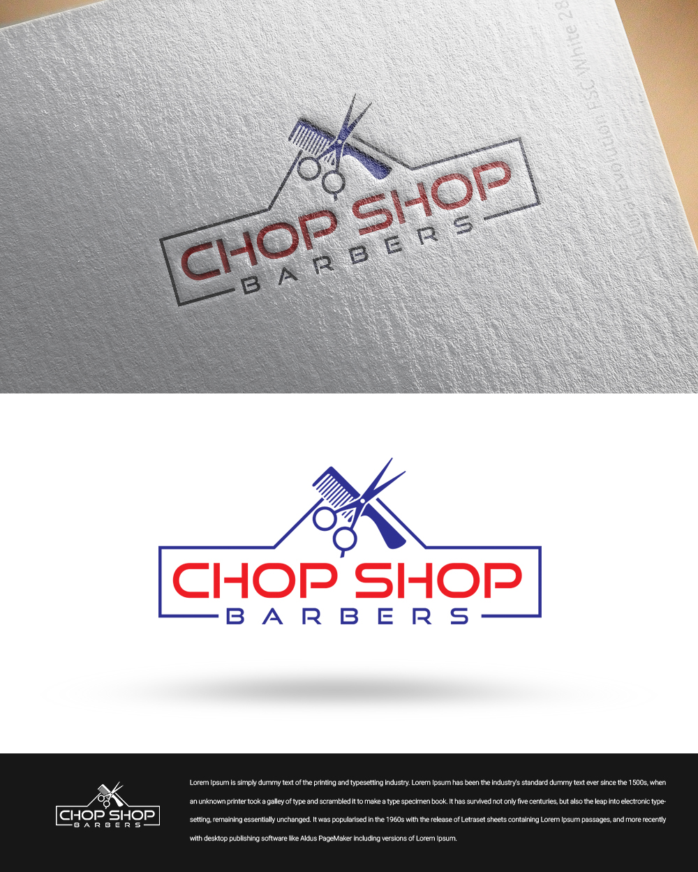 Logo Design by zingodesigns258 for Chop Shop Barbers | Design #19761262