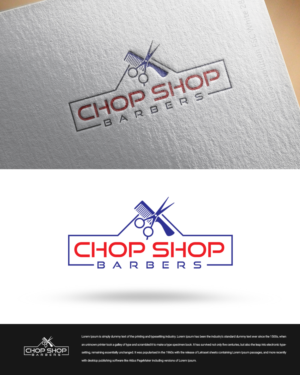 Logo Design by zingodesigns258 for Chop Shop Barbers | Design: #19761262