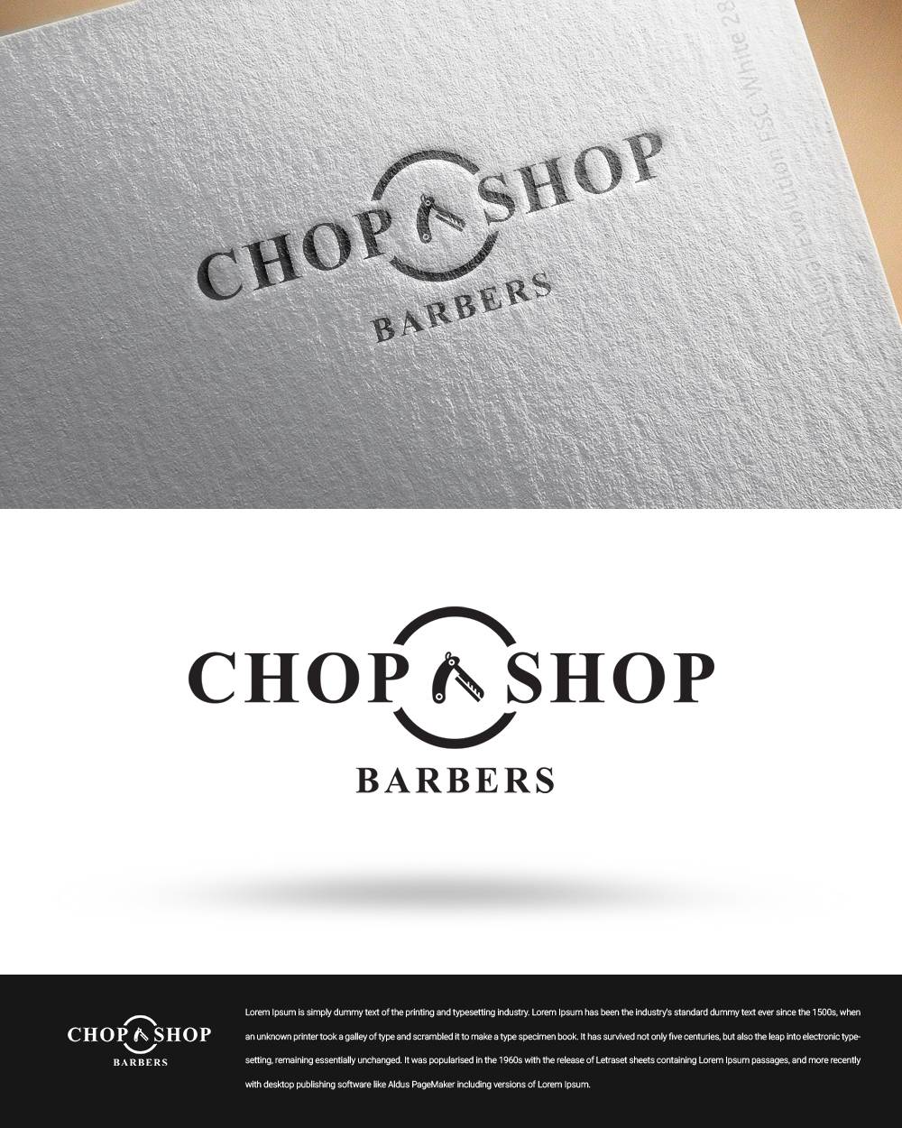 Logo Design by zingodesigns258 for Chop Shop Barbers | Design #19766477