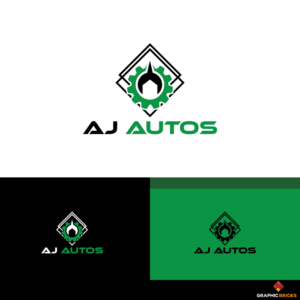 AJ Autos | Logo Design by Graphic Bricks