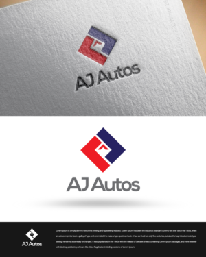 Diseño de Logo por zingodesigns258 para AJ Autos | Diseño: #19766092
