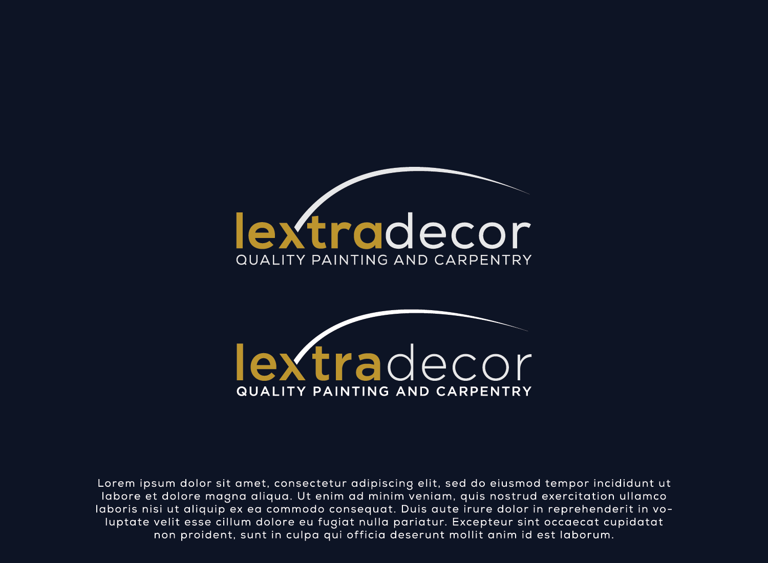 Logo Design by OWSKY 2 for lextradecor | Design: #19813794