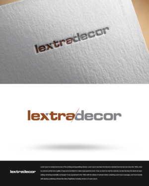 Logo Design by zingodesigns258 for lextradecor | Design: #19766095