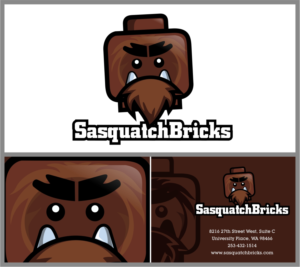 Sasquatch Bricks | Logo-Design von Idesign estudio