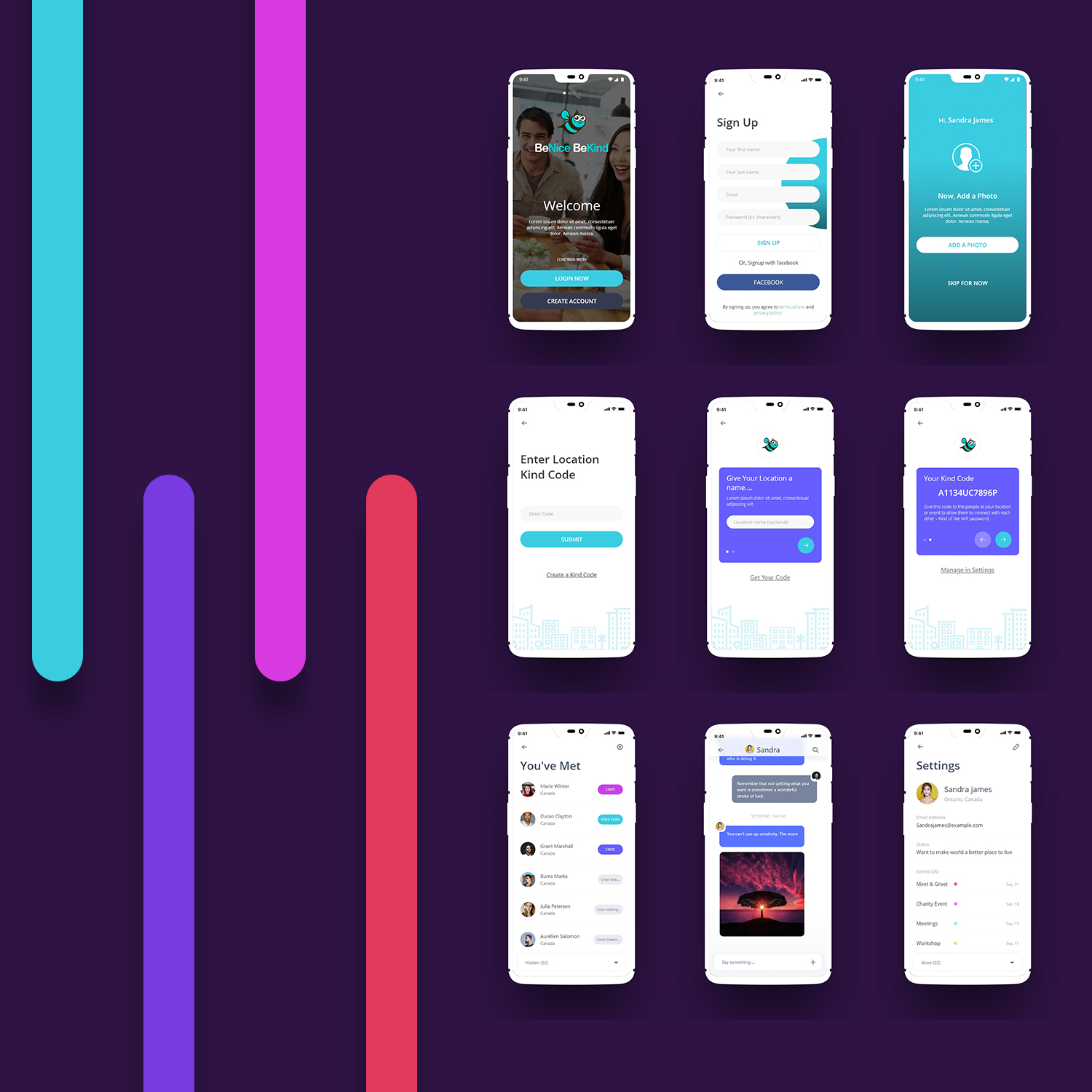Diseño de aplicación (App) por Suffyan Ali para BeFun BeKind | Diseño #19797023