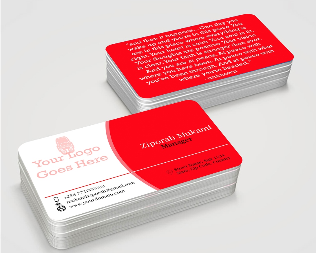 Business Card Design by ZiporahMukami for this project | Design #19756099