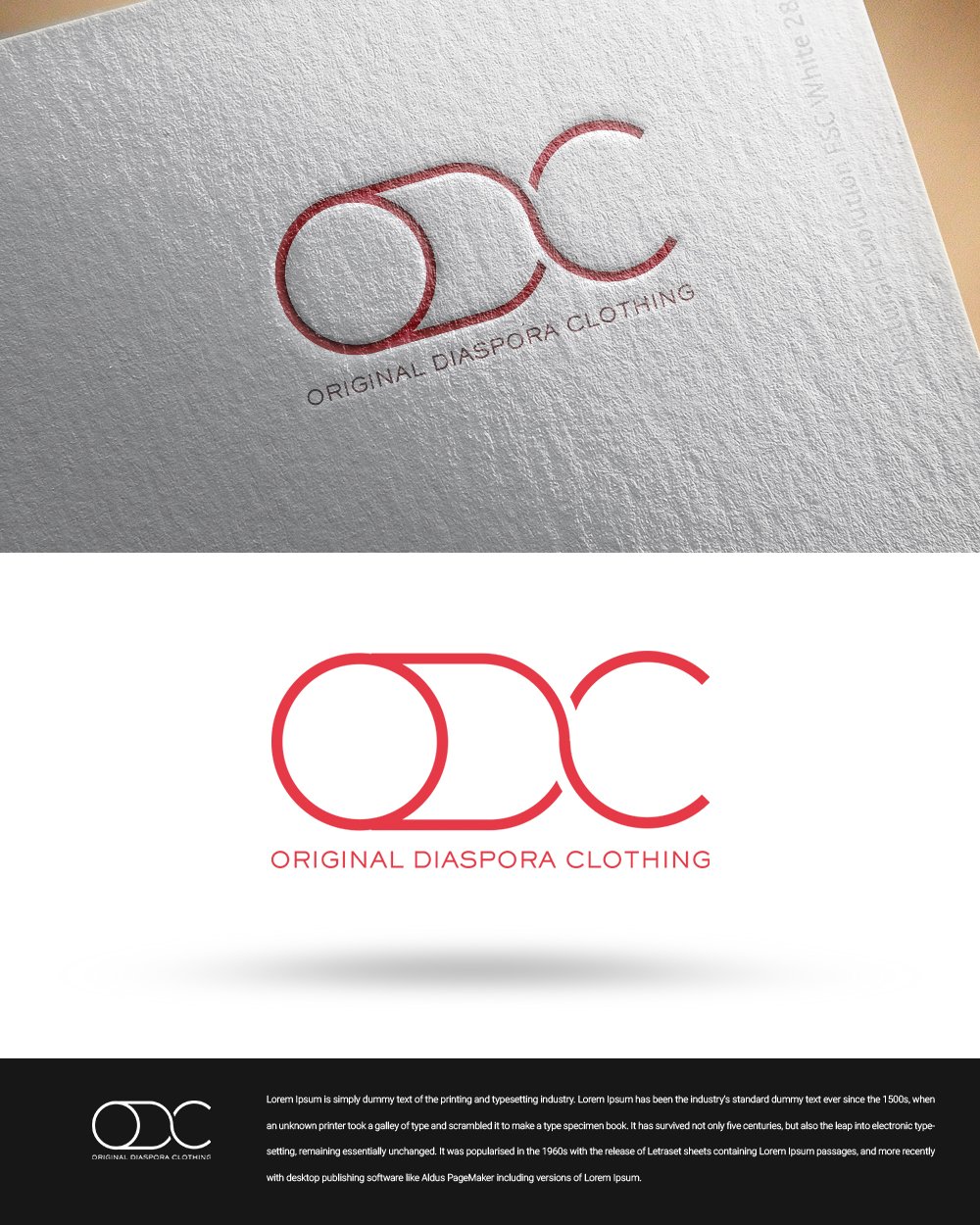 Logo Design by zingodesigns258 for Original Diaspora Clothing Company | Design #19766478
