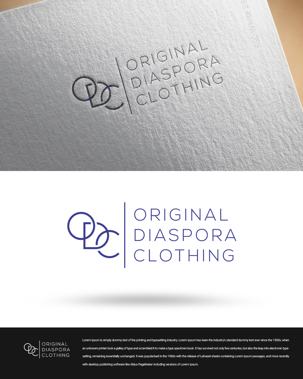Logo Design by zingodesigns258 for Original Diaspora Clothing Company | Design #19766479