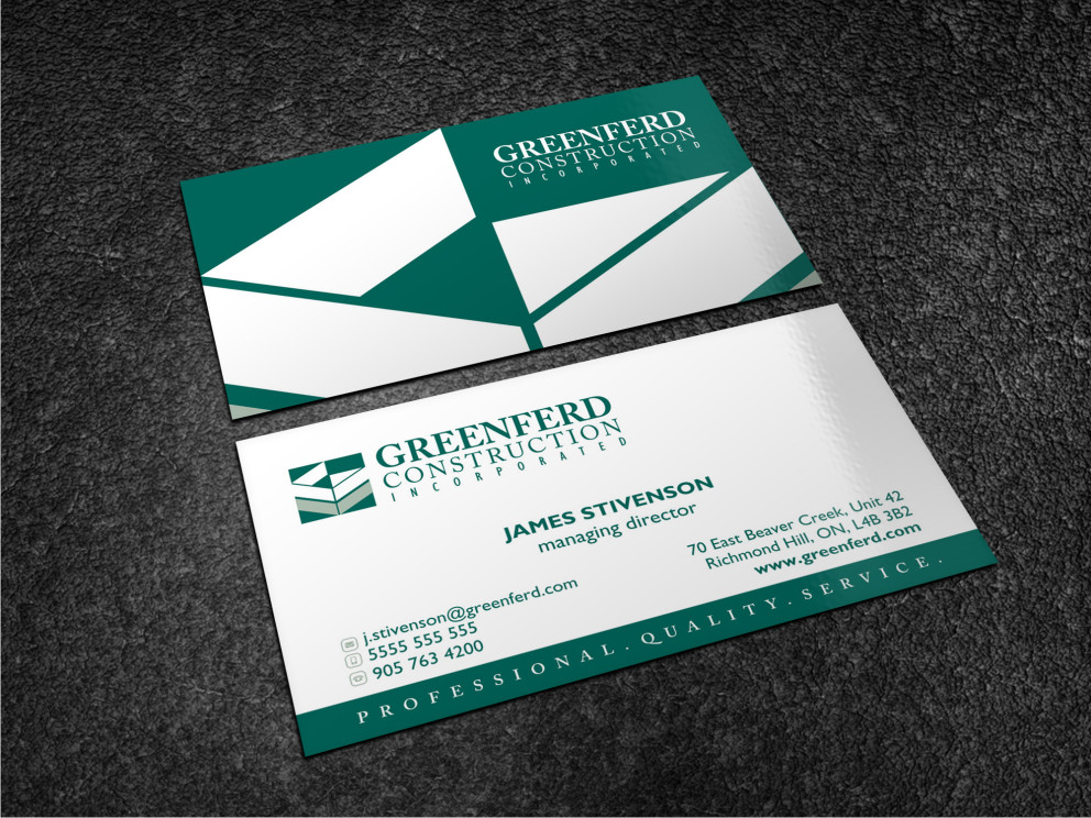 Business Card Design by Atvento Graphics for this project | Design: #19901167