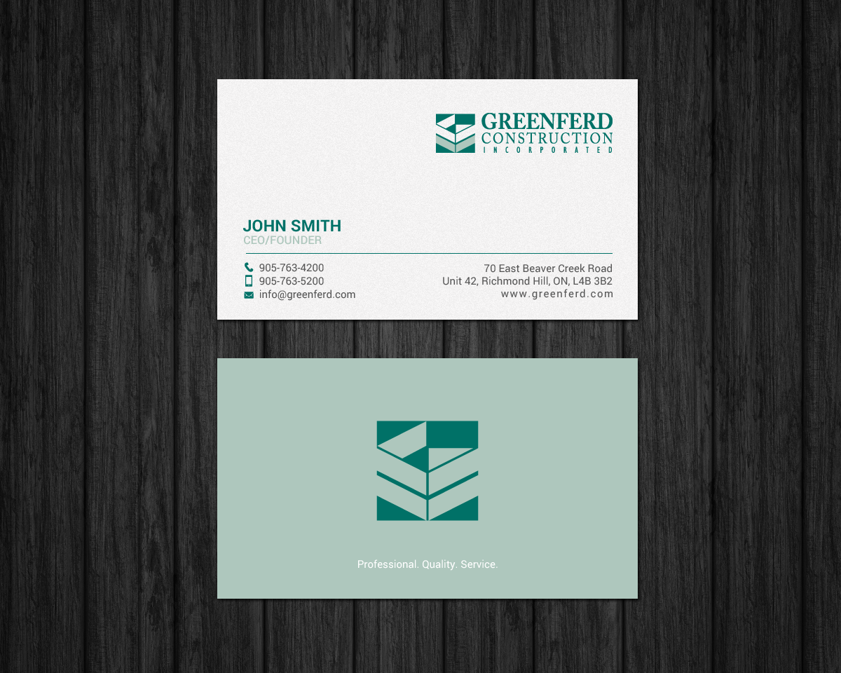Business Card Design by chandrayaan.creative for this project | Design #19757989