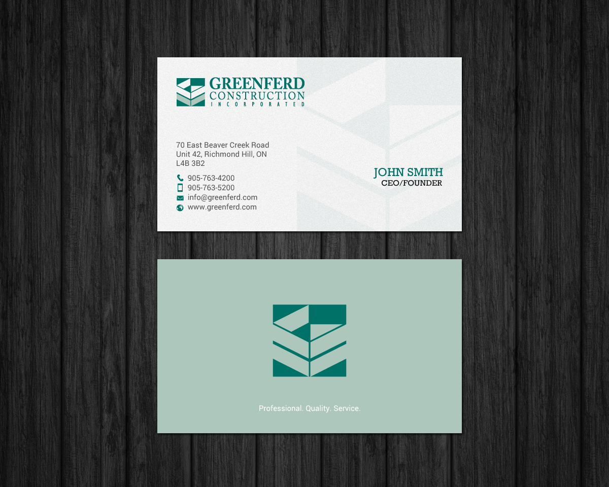 Business Card Design by chandrayaan.creative for this project | Design #19757990