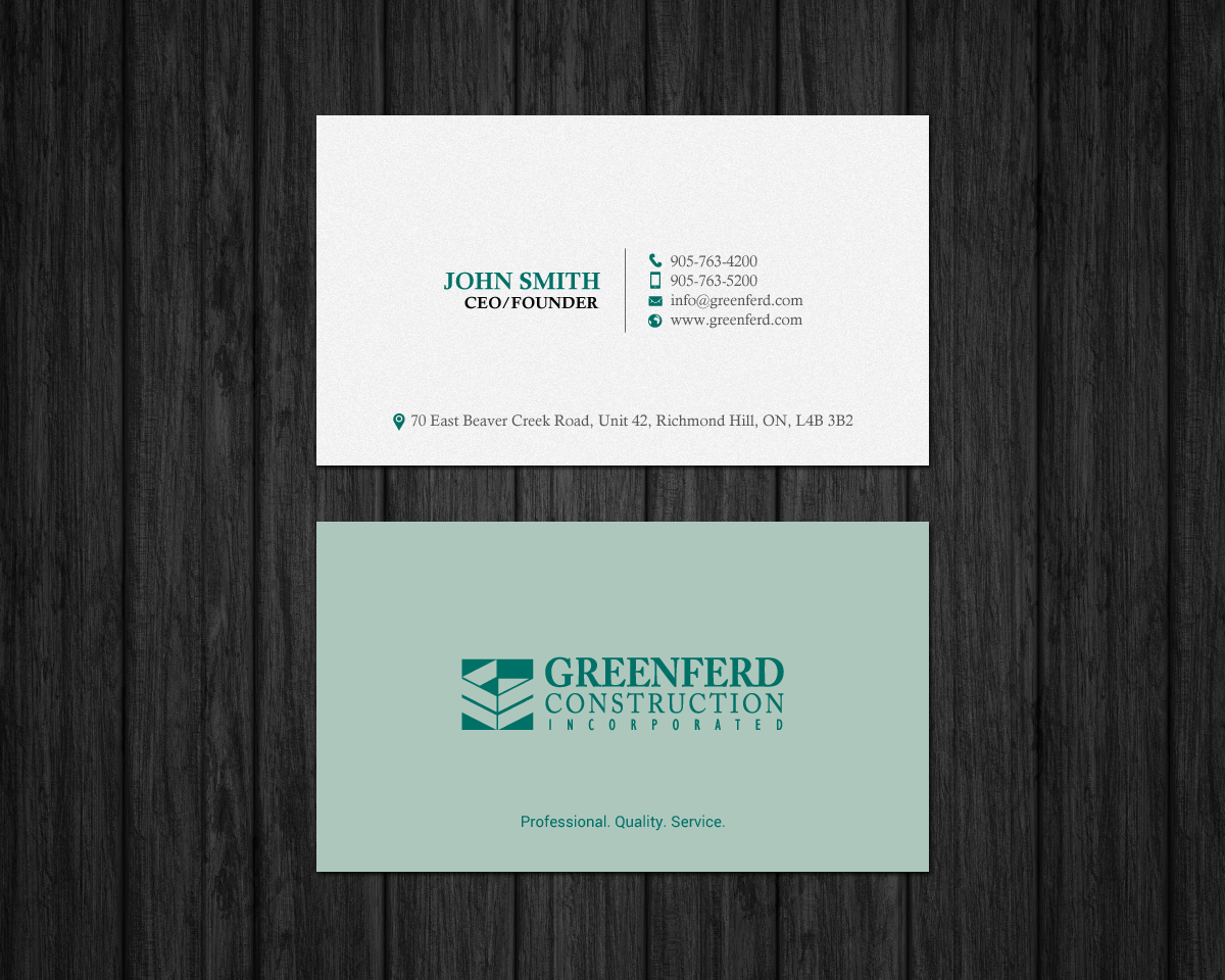 Business Card Design by chandrayaan.creative for this project | Design #19757992