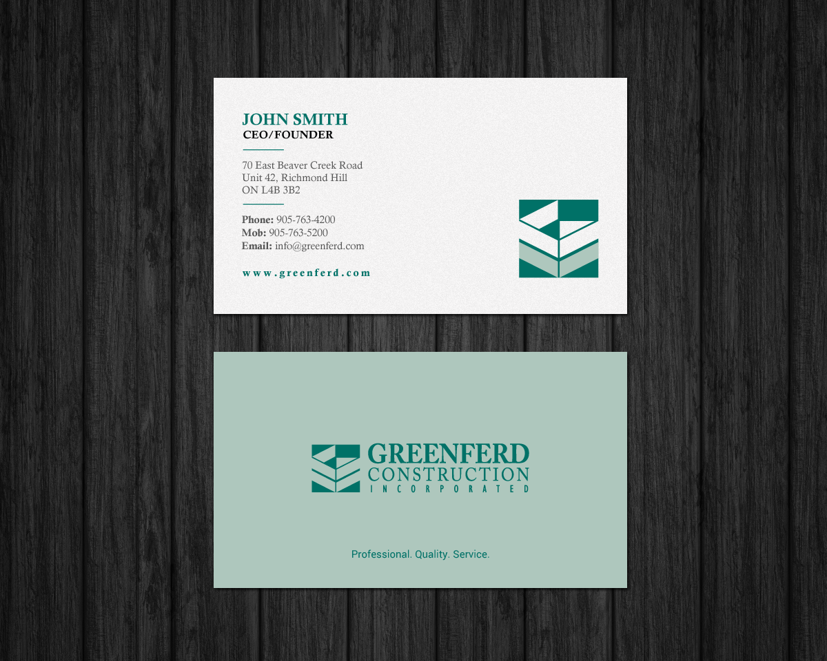 Business Card Design by chandrayaan.creative for this project | Design #19758004