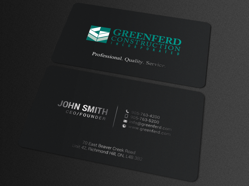Business Card Design by chandrayaan.creative for this project | Design #19774767