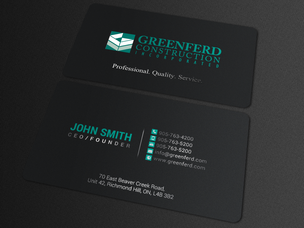 Business Card Design by chandrayaan.creative for this project | Design #19781340