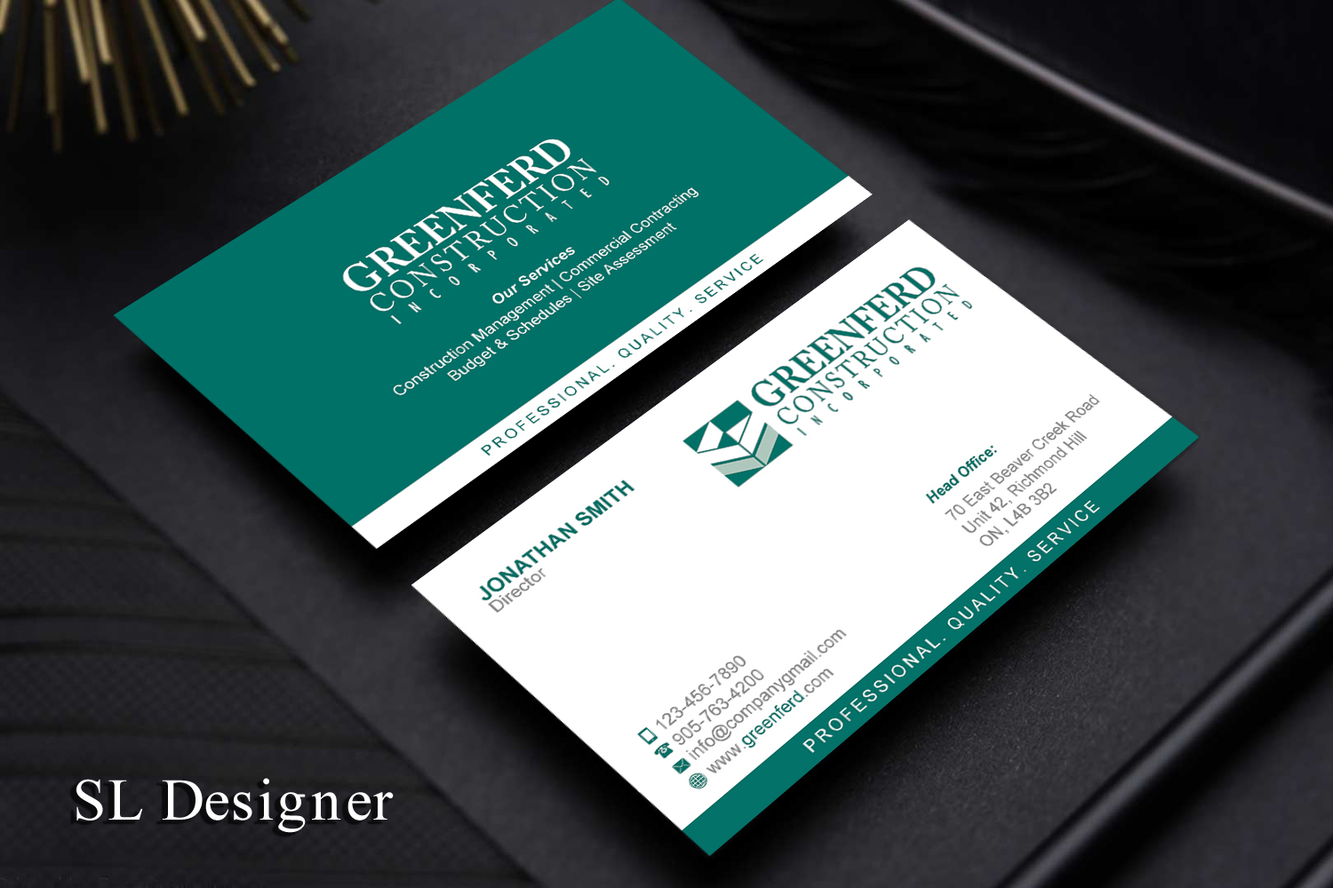 Business Card Design by SL Designer for this project | Design #19775979