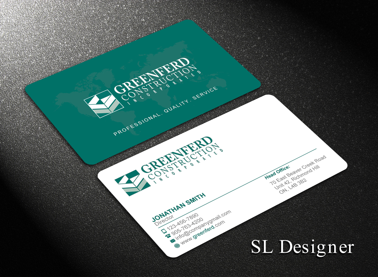 Business Card Design by SL Designer for this project | Design #19775986