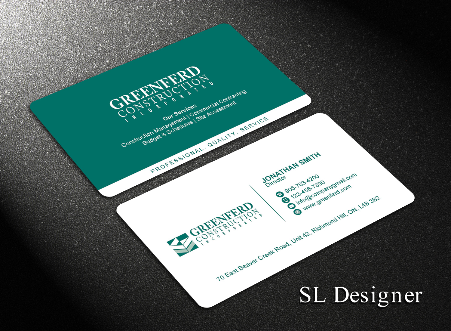 Business Card Design by SL Designer for this project | Design #19775997