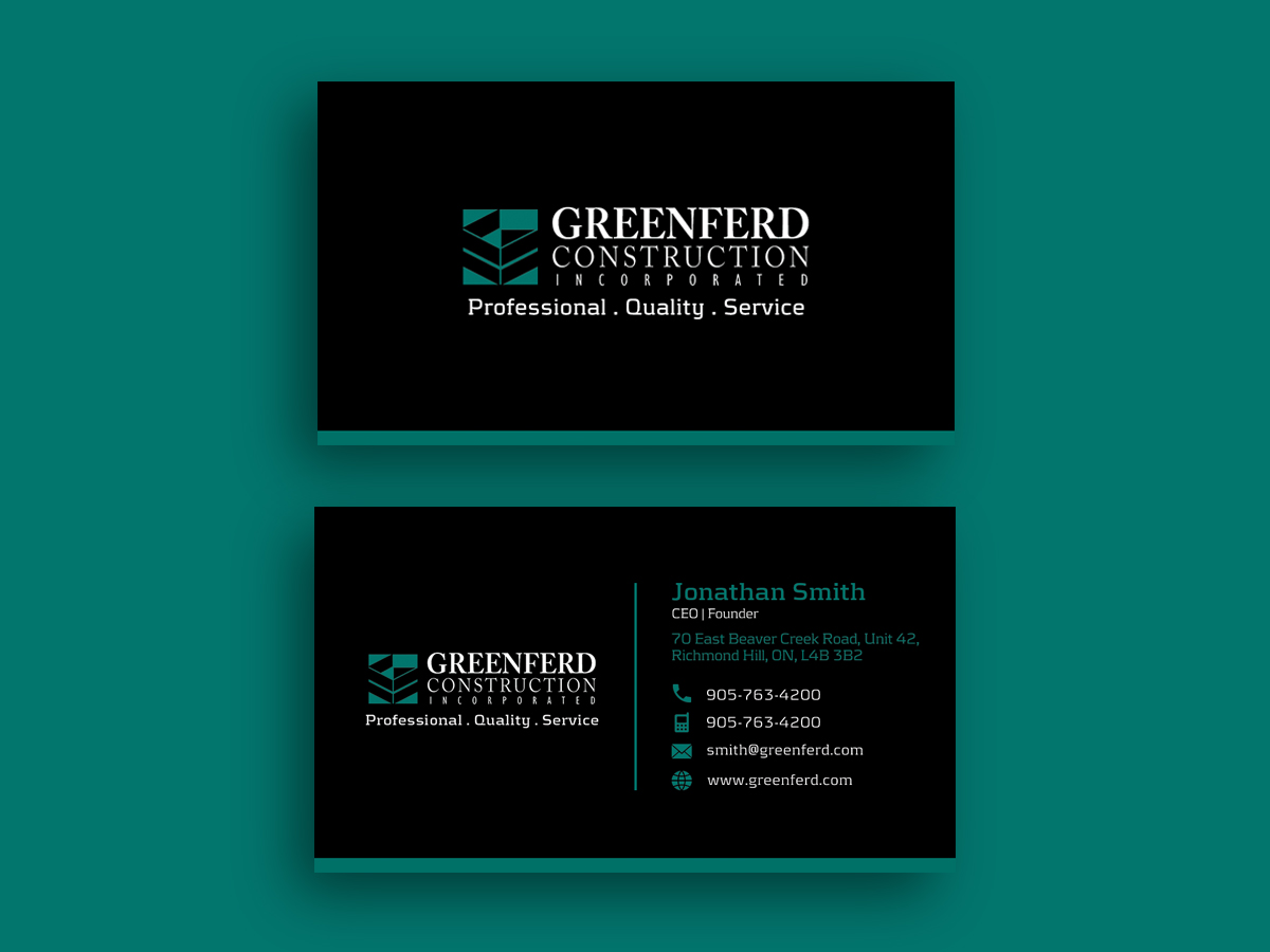 Business Card Design by Moumita_ for this project | Design #19807029