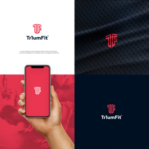 we need to be able to trade mark the word Tr1umFit and have a concise logo design that we would also trademark. we want both the whole word and the Logo symbol with the same theme. We are looking for something like ie Nike, and their Swoosh.  We  need to be able to trademark both the name and the symbol. Hope this helps. also as you can see we use the number 1 instead of an I for creativity and because its the strongest number in the numerical language! please be as creative as possible we are trusting your artistic minds as professional designers and leaving it all in your hands to come up with some awesome company name and logo symbol!  | Diseño de Logo por Felipe Moura