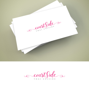 CourtSide Thai Cuisine | Logo Design by ClearDesign