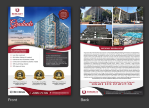 Single Page Real estate project Flyer | Diseño de Flyer por SAI DESIGNS