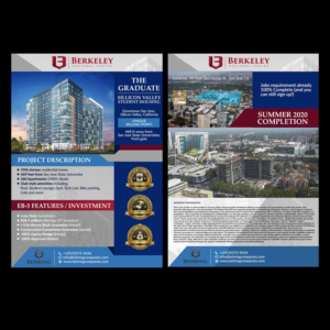 Single Page Real estate project Flyer | Diseño de Flyer por DA.