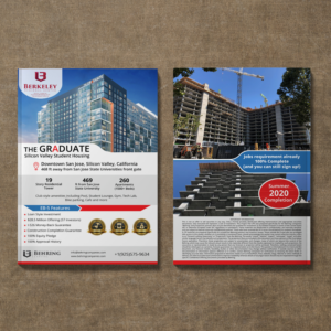 Single Page Real estate project Flyer | Flyer Design by JanuXart