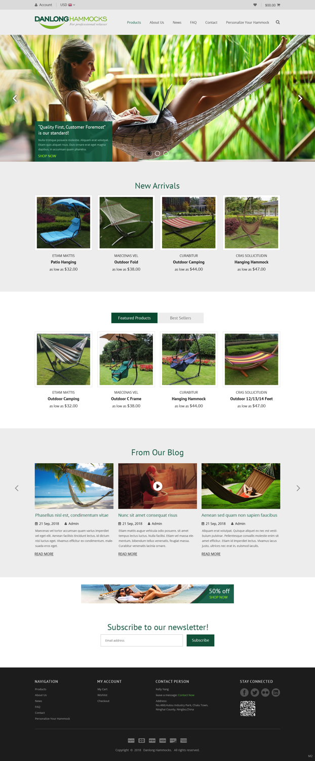 Design BigCommerce par pb pour GardenFurniturePro.com | Design #19795275