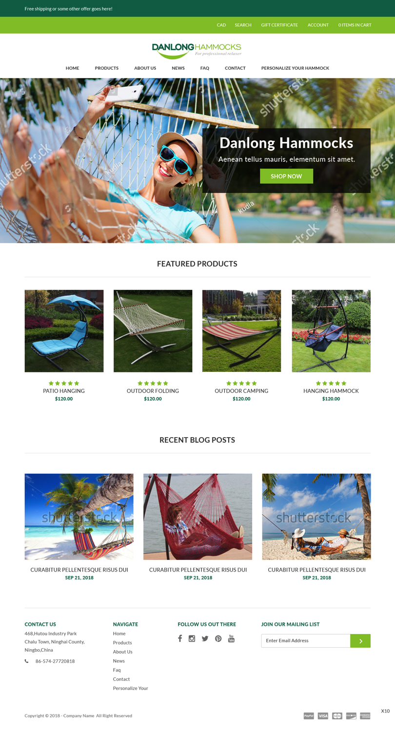 Design BigCommerce par pb pour GardenFurniturePro.com | Design #19795277