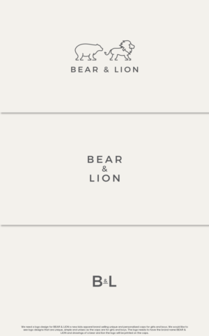 BEAR & LION | Logo Design by GBDESIGN