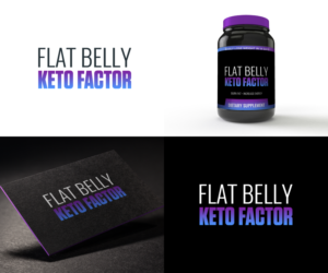 Flat Belly Keto Factor | Logo Design by Sergio Coelho