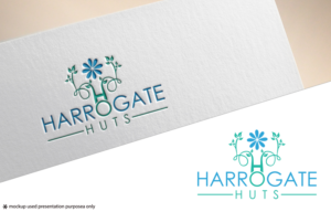 Harrogate Huts | Logo Design by Juli creation