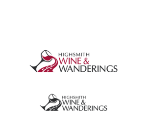 Highsmith Wine & Wanderings | Logo Design by Mario