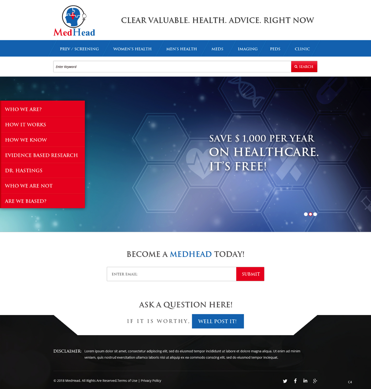 Diseño Web por pb para 7 Health | Diseño #20237933