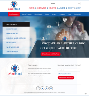Web Design by pb for 7 Health | Design: #20237961