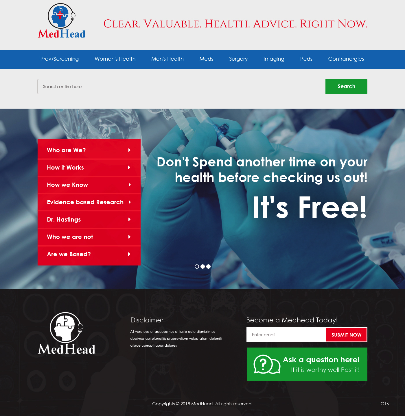 Diseño Web por pb para 7 Health | Diseño #20237962