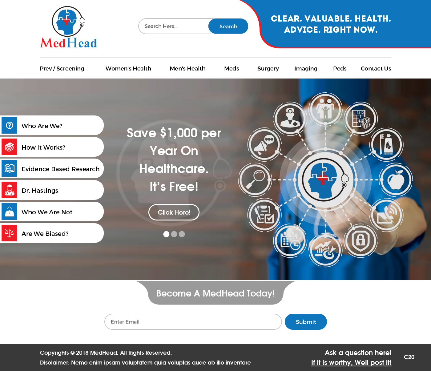 Diseño Web por pb para 7 Health | Diseño #20238054