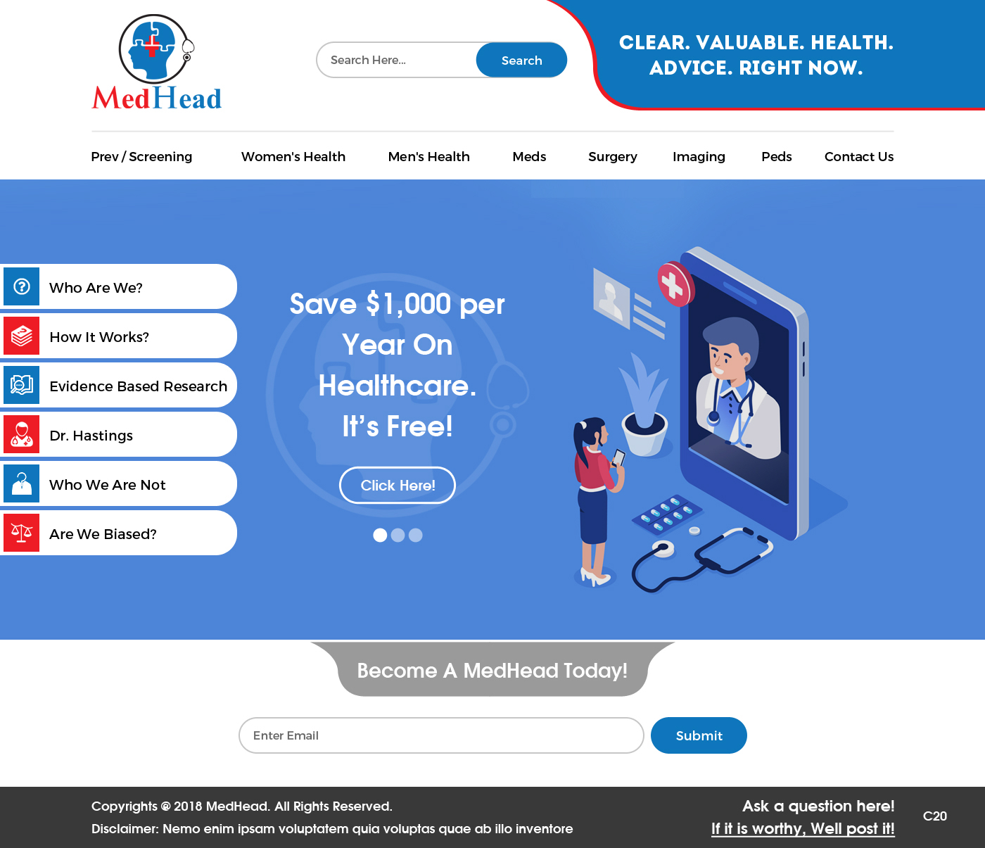 Diseño Web por pb para 7 Health | Diseño #20238055
