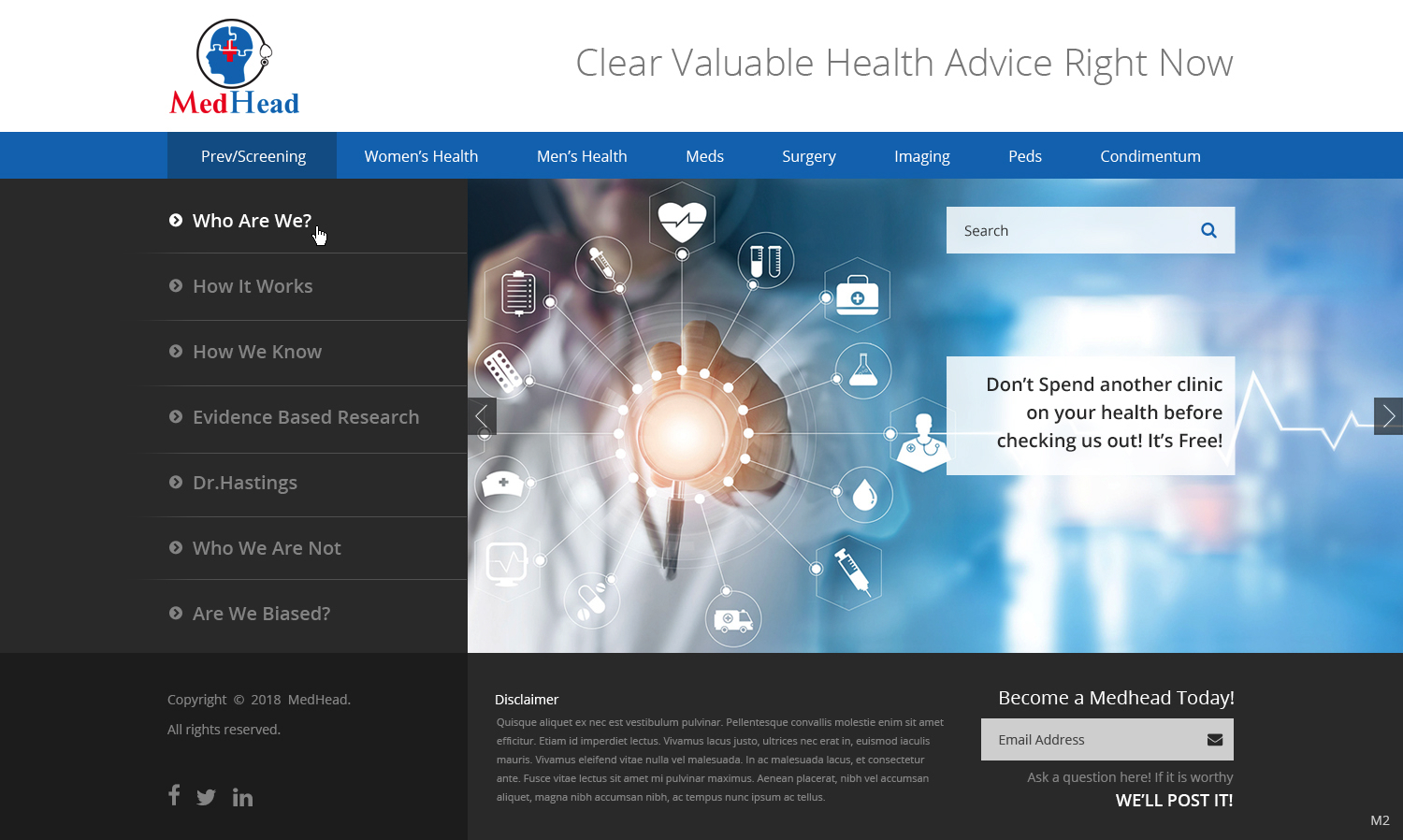 Diseño Web por pb para 7 Health | Diseño #20238061