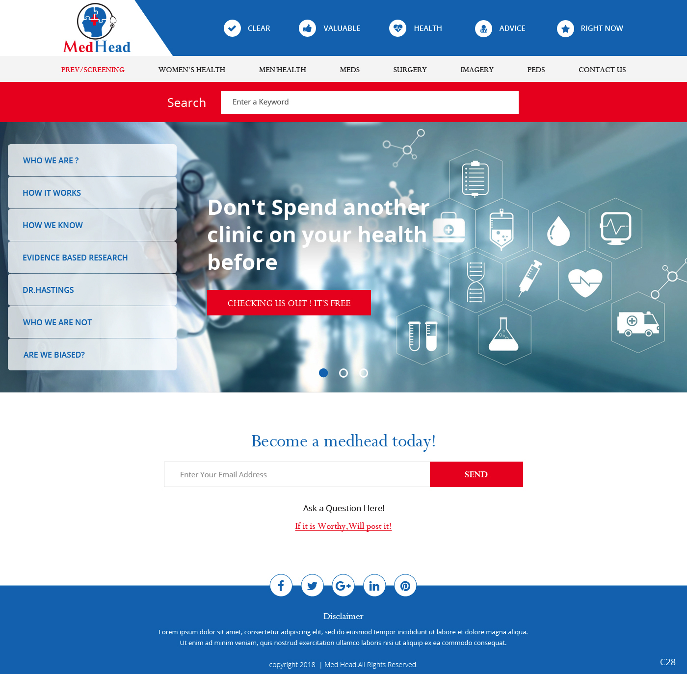 Diseño Web por pb para 7 Health | Diseño #20238062