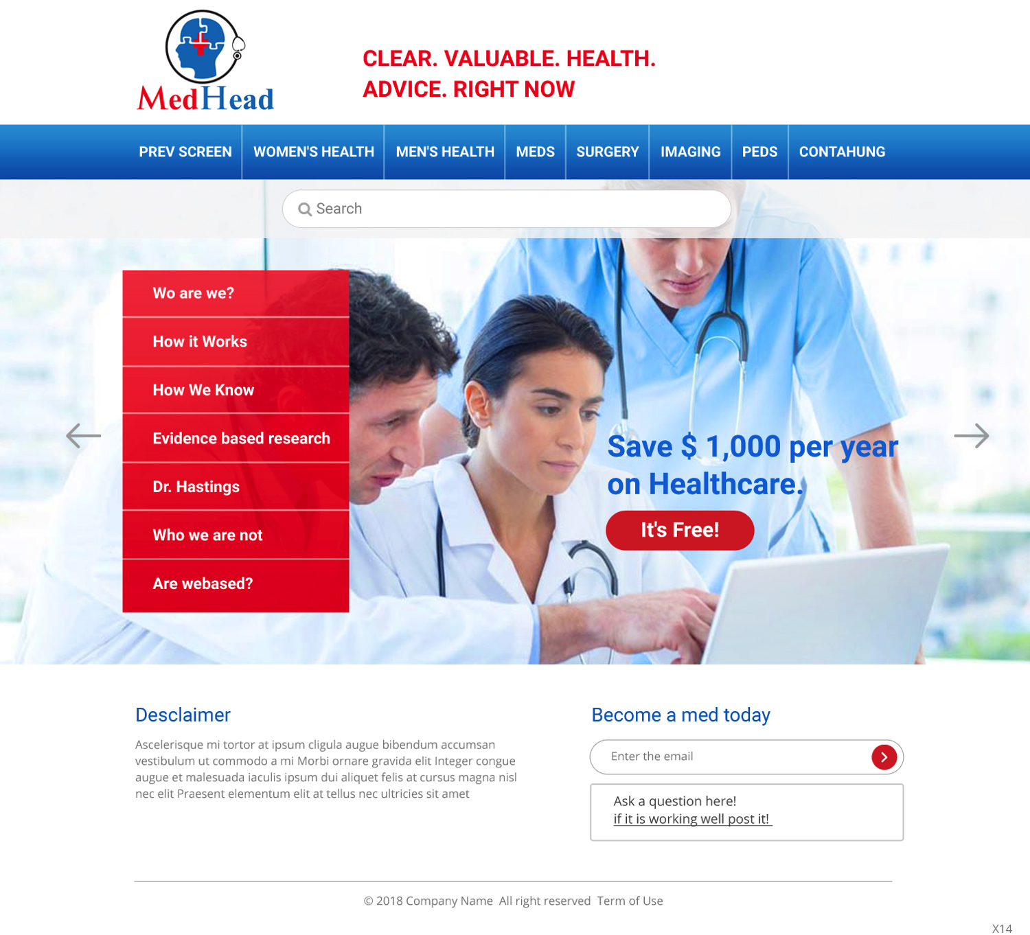 Web Design by pb for 7 Health | Design #20238063