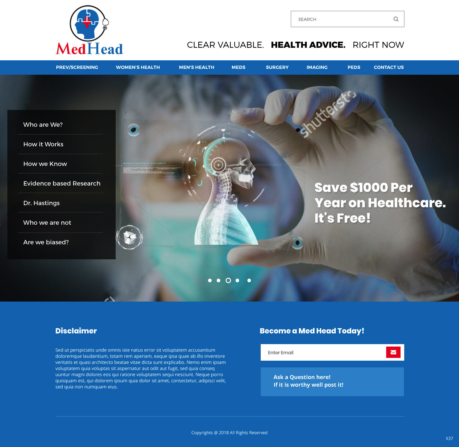 Web Design by pb for 7 Health | Design #20238064