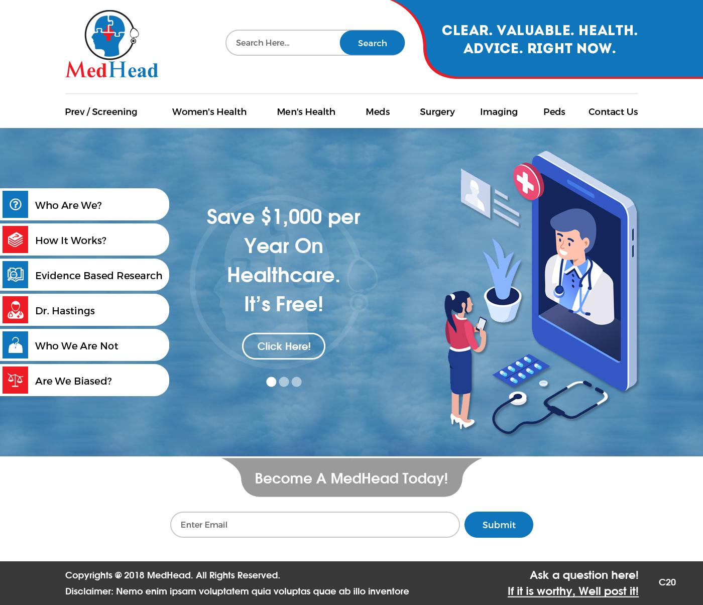 Diseño Web por pb para 7 Health | Diseño #20325789