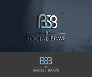 Be Social Brave | Logo Design by Grapi