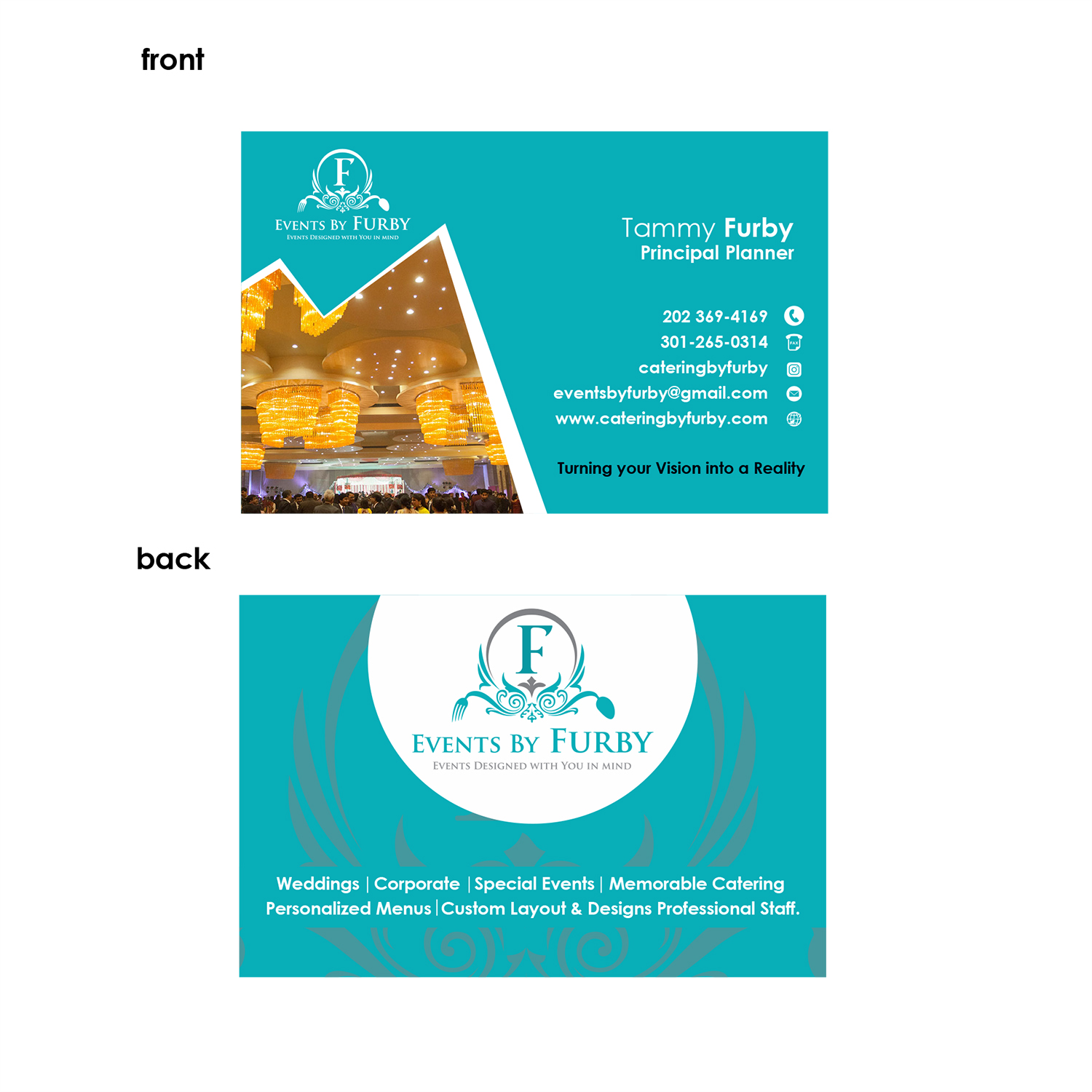 Visitenkarten-Design von keyd.productions für FURBY, LLC | Design #19818363