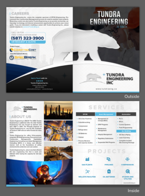 Tundra Engineering Inc. Marketing Brochure | Diseño de Flyer por SAI DESIGNS