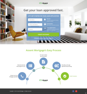Web Design by pb for Assent Mortgage, LLC | Design: #19804370